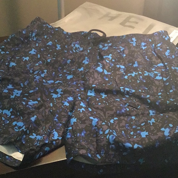 Swim shorts, Allover Print Drawstring Waist, large, NWT - Picture 5 of 6